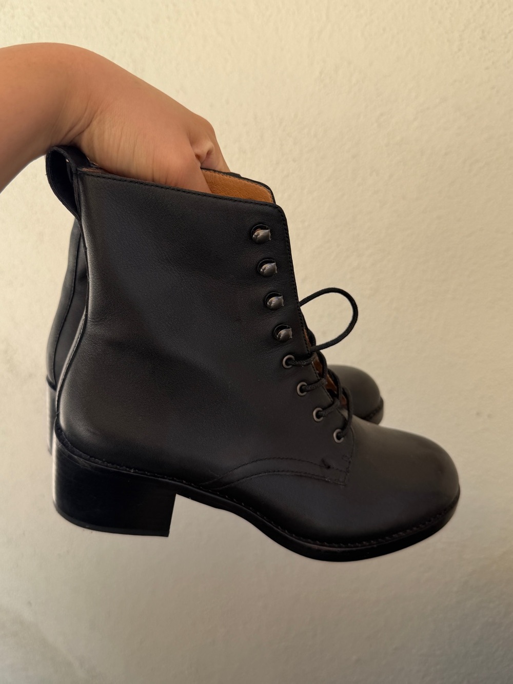 Madewell Patti leather boots -Sz 7